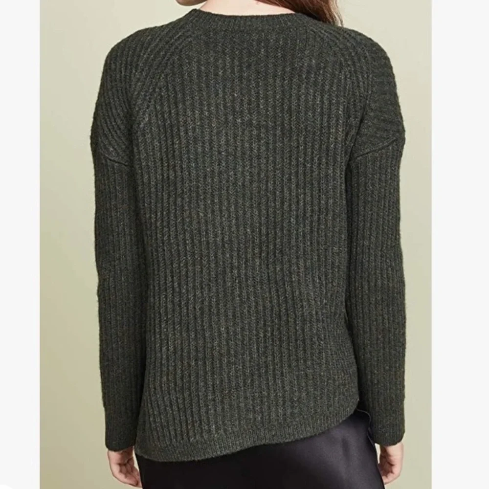 VINCE Side Split Ribbed Sweater - Picture 4 of 10